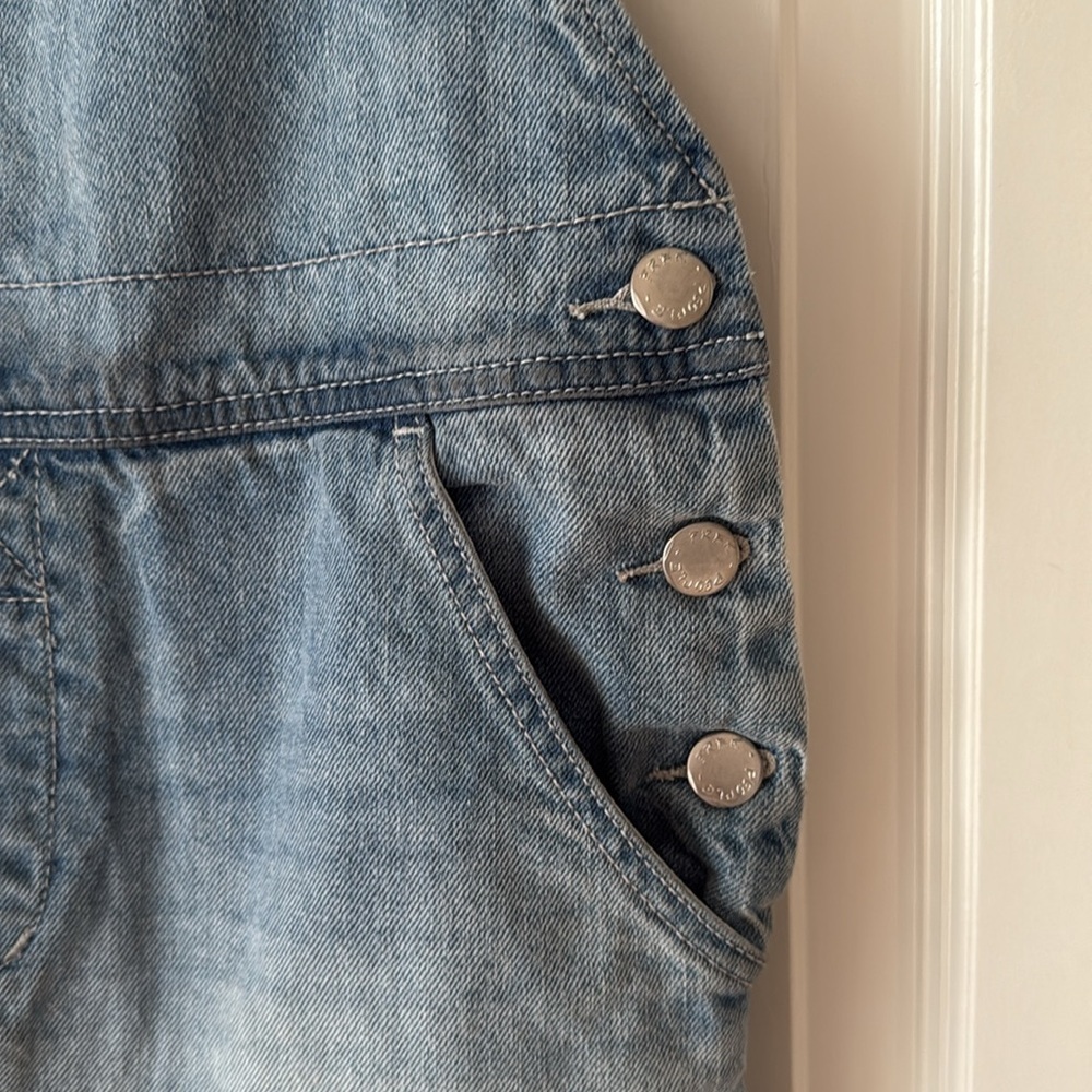 Free People Torn Up Denim Jumper - Picture 10 of 12